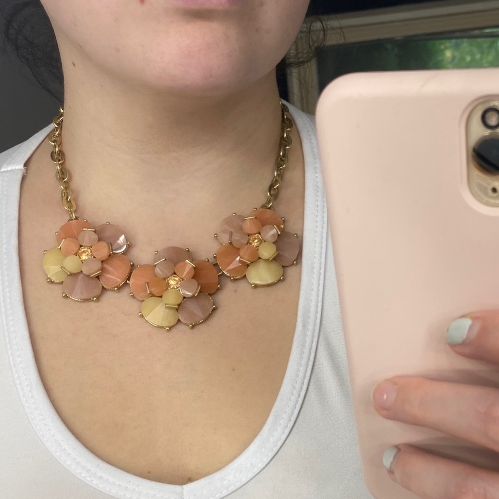 Floral Stone Necklace